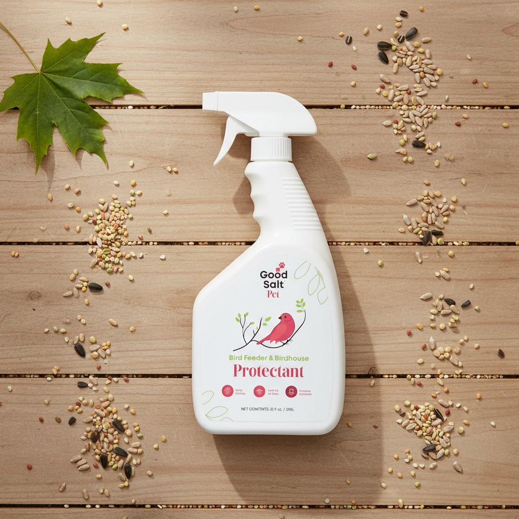 Good Salt Pet Bird Feeder & Birdhouse Protectant 32 oz