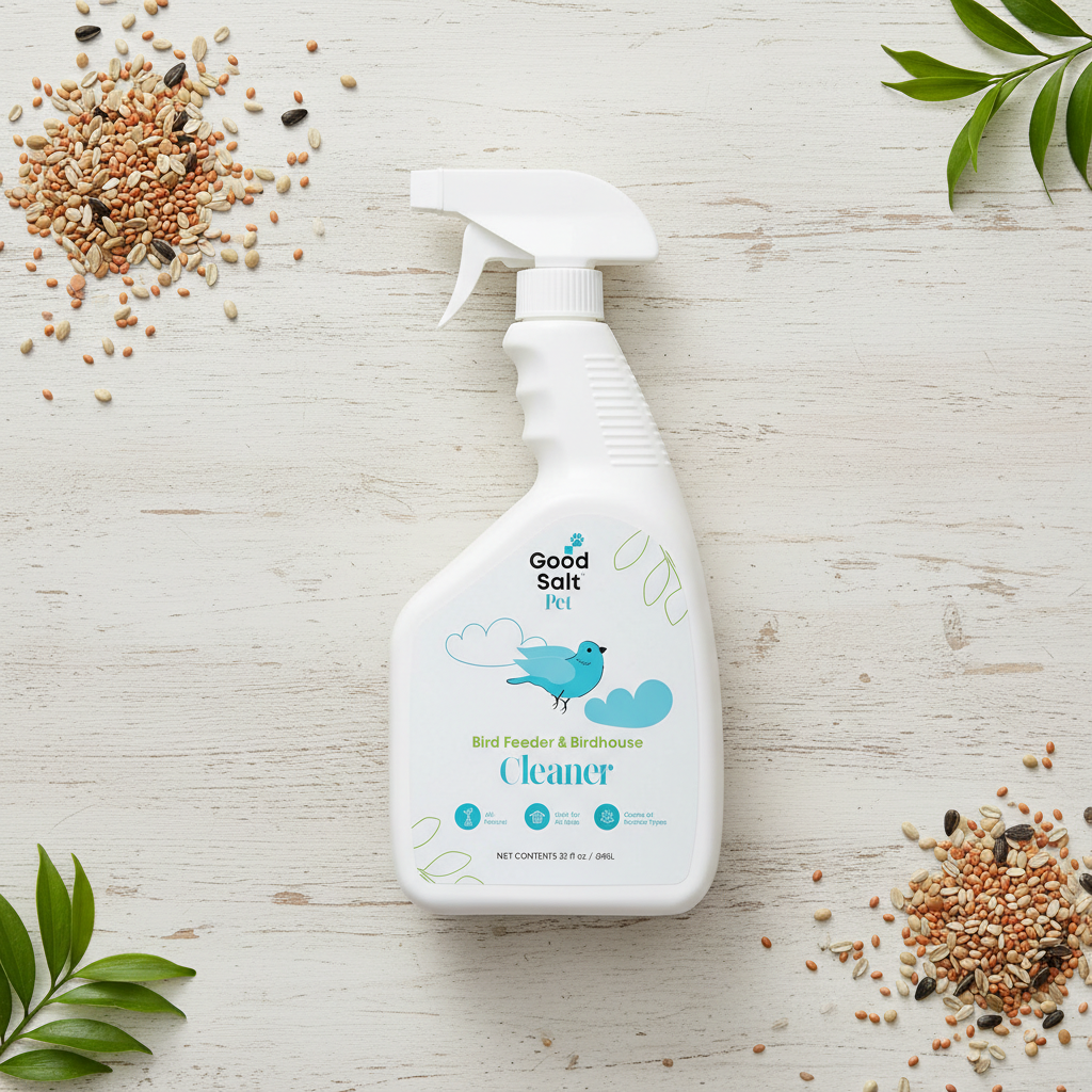 Good Salt Pet Bird Feeder & Birdhouse Cleaner 32 oz