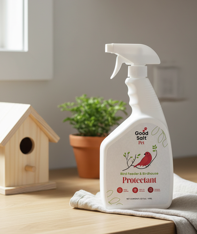 Good Salt Pet Bird Feeder & Birdhouse Protectant 32 oz